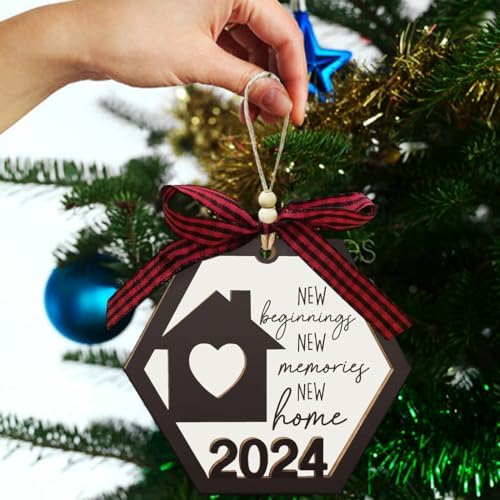 YXOTJHS 2024 House Warming Gift - First Christmas New Home Ornament