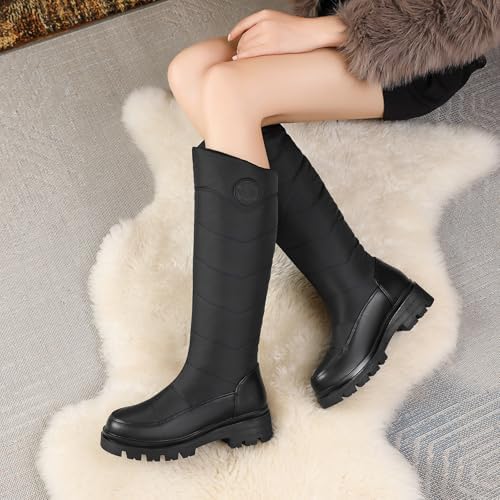 Women's Snow Boots Knee High Warm Winter Shoes