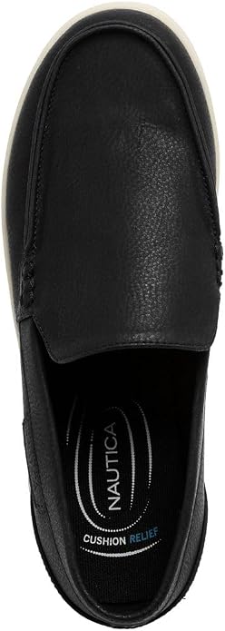 Nautica Men's Slip-On Loafers Casual Moc Toe Sneakers Boat Shoes Slipper for Men – Lightweight & Comfortable - Derwin