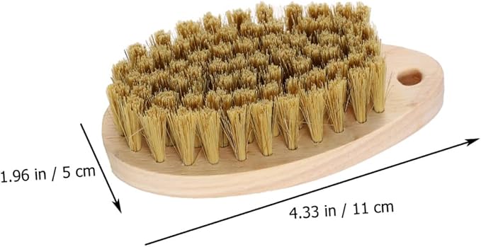 2pcs Bristle Brush Carpet Cleaner Brush Floor Scrubbing Brush Long Handled Stiff Brush Shoes Washing Scrub Brush Floor Cleaning Brush Laundry Soft Fur Shoe Brush Wood
