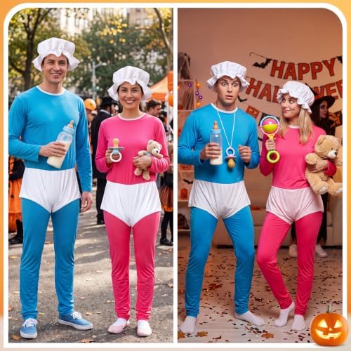 HooLing 2 Pcs Halloween Couple Costume