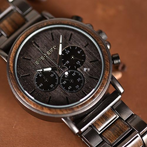 2win Engraved Wooden Watch for Boyfriend My MAN Fiancé Husband Customized Personalized Wood Watches for Men Birthday Anniversary Personalized Watch