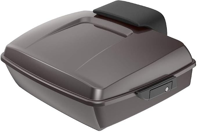 Advanblack Road Glide Tour Trunk Pack Sumatra Brown Chopped Tour Trunk Pack Backrest Pad for '97-'25 Harley Touring Road King Street Glide Electra Glide CVO models