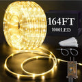 KNONEW 1000 LED Rope Lights Outdoor 164FT Rope Light for Outside Waterproof