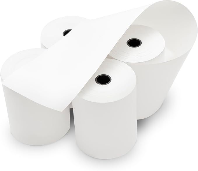 CLOVER POS 3-1/8" x 230' THERMAL RECEIPT PAPER BPA FREE - 50 NEW ROLLS
