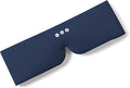 ALASKA BEAR Bluetooth Eye Mask and Sleep Headphone w/Thin Speakers, Comfortable Flat Earphones for Sound Therapy (Navy)