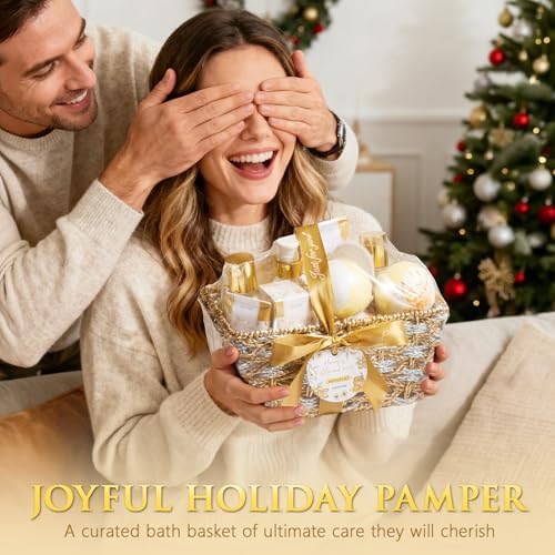 Birthday Gifts for Women Spa Gift Baskets Bath Set for Women Self Care Kit