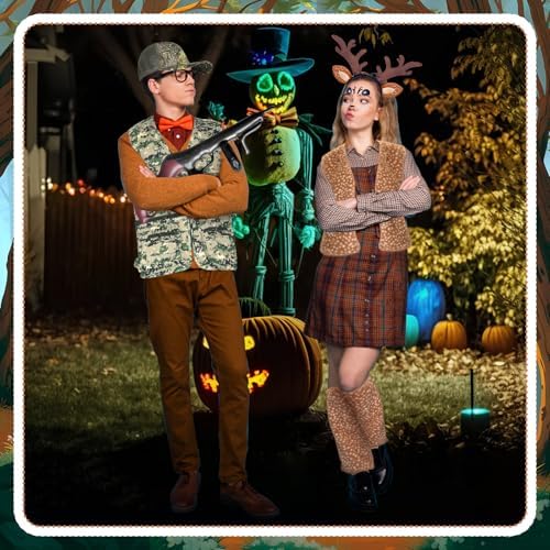 Halloween Couple Hunter Deer Costume Accessories Set Couple Costume