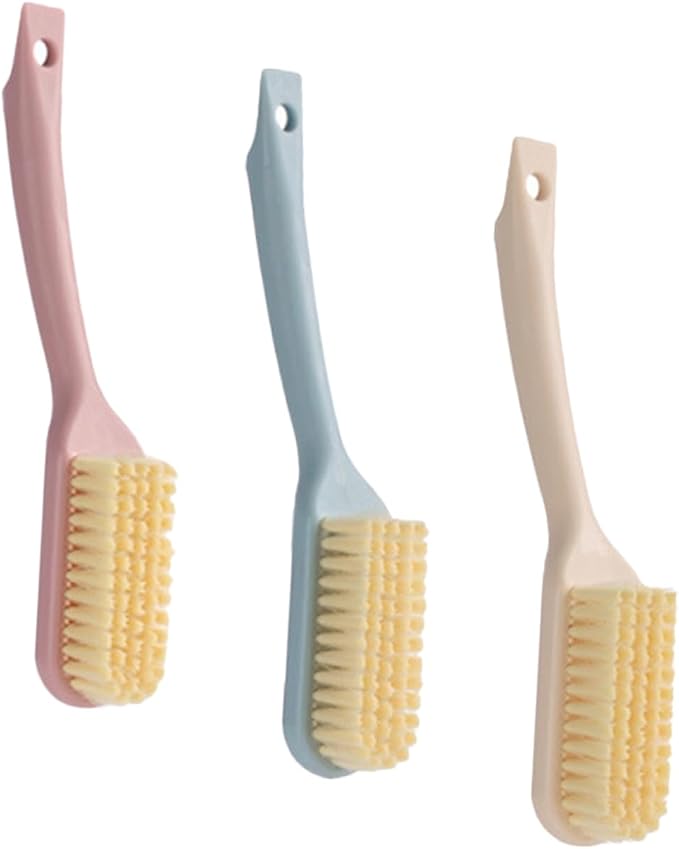GALPADA 9pcs Handle Shoe Brushes Soft Cleaning Scrubber for Shoes Boots Clothes Dorm Use