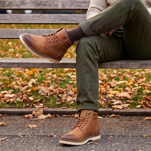 Vostey Men's Hiking Boots Waterproof Casual Chukka Boots for Men