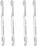 LINHART Extra Soft Toothbrush – Teeth Whitening Toothbrush with Multi Length Bristles, 4 Pack