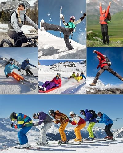 Snow Pants Womens Ski Pants Waterproof Insulated Softhell fleece lined