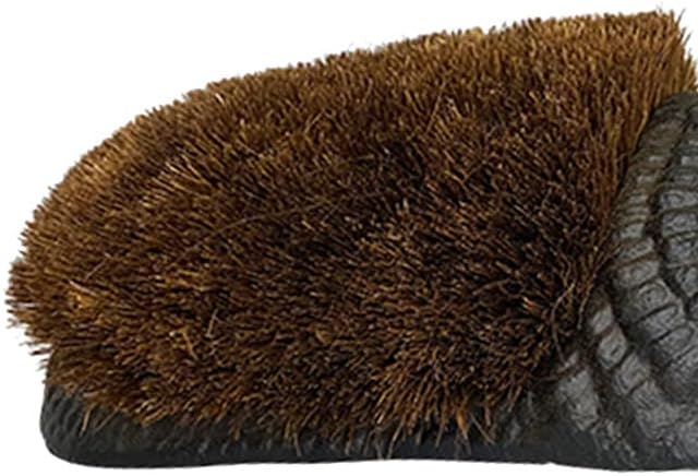 Esschert Design Hedgehog Boot Brush Set of 2, Cast Iron Outdoor Shoe Cleaning Brush with Coco Fiber Bristles, Decorative Boot Scraper for Entryway Porch Patio Garden Doorway