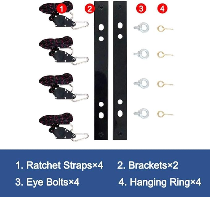 ALORAIR Hanging Kits for Crawl Space & Basement Dehumidifiers, Easy Way to Raise and Lower dehumidifier, Helps reduce noise and vibration of the unit