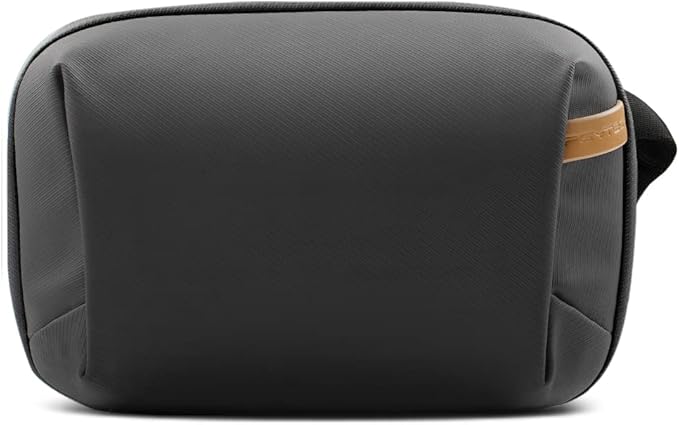 PGYTECH Mini Travel Tech Organizer, Waterproof Tech Bag, Electronics Accessories Organizer Carrying Case, Cable Organizer Bag for Cables, Cord, Phone Batteries, Charger,Photography SD Card, Black