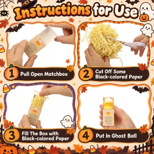 24 Sets Fall Candy Corn Gifts Christian Halloween Party Favors
