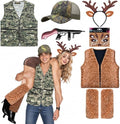 Halloween Couple Hunter Deer Costume Accessories Set Couple Costume