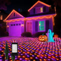 LitHome 14.8FT x 5FT Halloween Net Lights Outdoor Connectable, 300 LED