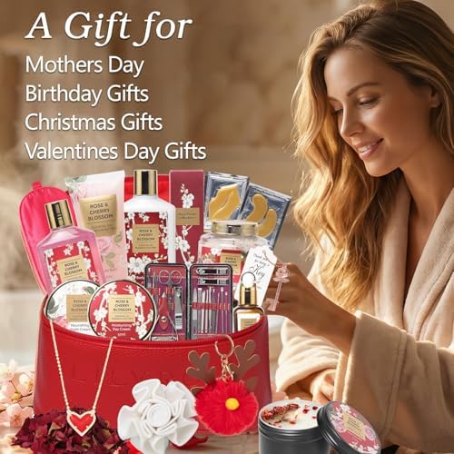 36Pcs Moisturizing Bath and Body Gifts Skin Care Spa Gift Set for Women