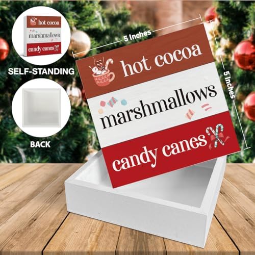 Hot Cocoa Bar Winter Decorations Indoor - Christmas Decor