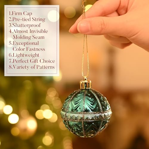 Valery Madelyn 35ct Christmas Tree Decorations Ball Ornaments 2.36 Inches