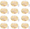 Brightown 12 Pack 7ft Battery Operated LED Fairy Lights for Xmas Decoration