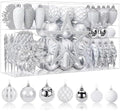 SHareconn 106 PCS Christmas Ball Ornaments for Christmas Tree Decorations