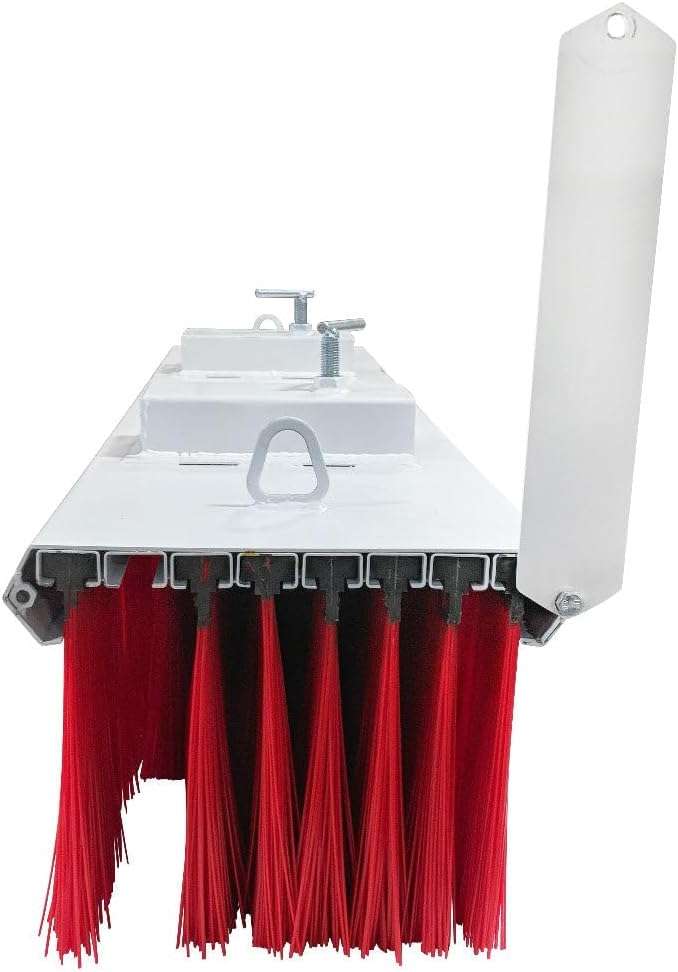 Titan Attachments Fork Lift Broom Attachment 5' 173 lb. Replaceable Bristles