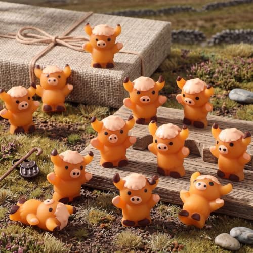 Thenshop 20 Pcs Cute Highland Cow Balls Positive Gifts Party Favors