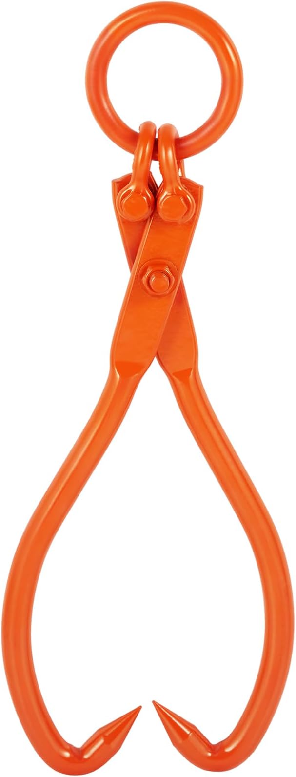 VEVOR Log Skidding Tongs, 18 inch 2 Claw Log Lifting Tongs, Heavy Duty Steel Lumber Skidding Tongs, 772 lbs/350 kg Loading Capacity, Log Lifting, Handling, Dragging & Carrying Tool