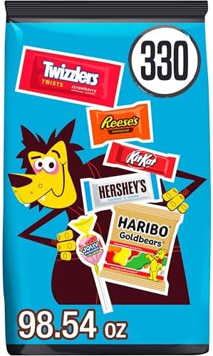 Hershey's Assorted Halloween Candy and Chocolate Bulk Variety Pack 98.45 oz
