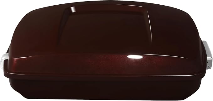 5.5" Razor Motorcycle Trunk W/Latch Key Fit For Harley 2014-2025 Touring CVO Road King Street Glide Electra Glide Ultra Limited Pack Midnight Crimson