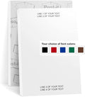 Custom 4x6 Post-it Notes® – Personalized Text Sticky Notes, 6 Pads x 50 Sheets (300 Total), Genuine 3M Paper, Made in USA for Business, Office & Personal Use