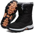 MIFAWA Womens Snow Boots Winter Boots for Women Fur Lined Waterproof Anti-Slip Backpacking Outdoor Ladies Walking Shoes