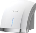 Commercial Hand Dryer Electric Compact Hand Dryer for Bathrooms Commercial 1800W High Speed Hand Dryer with Hot Cold Air and Noise Reduction 110V White