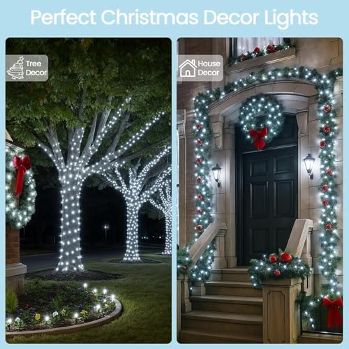 800 LED String Lights, 272FT Super-Long Christmas Lights Outdoor Indoor