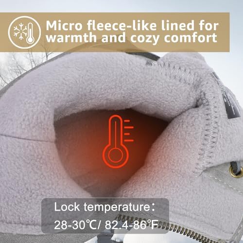 STQ Duck Boots for Women Waterproof Winter Boots Insulated Snow Boots