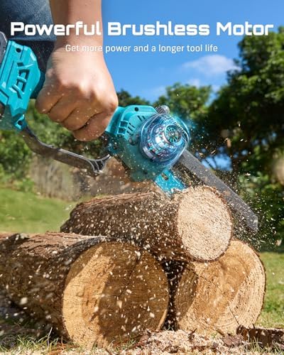 SEESII 2-in-1 Electric Pole Saws for Tree Trimming, Brushless Motor