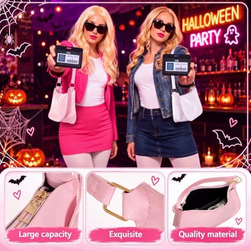 Kingdder 2-Person Agent Halloween Costume Set, 10 Pcs Multicolor