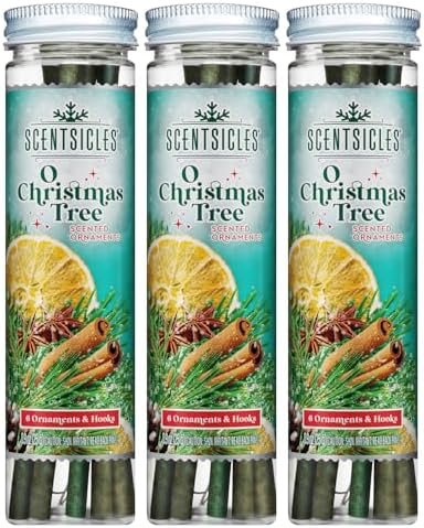 Scentsicles O Christmas Tree Scented Christmas Ornaments 3 Pack