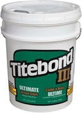 Titebond III Ultimate Wood Glue 5 Gal. – Premium Professional Woodworking Adhesive, Waterproof, Strong Initial Tack, Interior/Exterior Use, Easy Water Cleanup – 1417