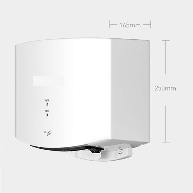 Compact Hand Dryer, Electric Hand Dryer, High Speed Automatic Hand Dryer, Commercial or Household, Toilet Hand Dryer.Abs Housing.1250w,Silver
