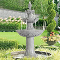 48.4" H Italian Outdoor Water Fountains, Fountains and Waterfalls