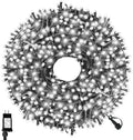 500 LED White Christmas Lights Christmas Tree Lights Outdoor