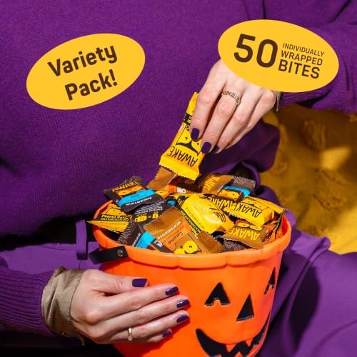 Awake - Caffeinated Chocolate Bites - Limited Edition Boo & Bites Milk Chocolate Halloween Variety Pack