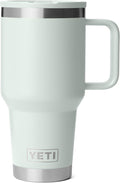 YETI Rambler 30 oz Travel Mug with Flip Straw Lid – Stainless Steel, Vacuum Insulated, Leakproof, Cup Holder Friendly, Ridgeline