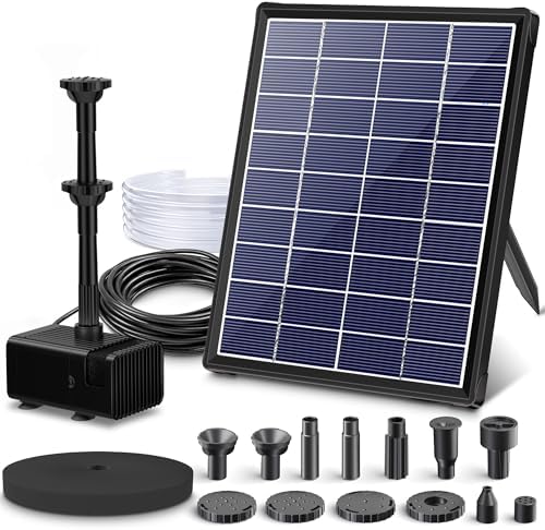 Biling 5.5W Solar Fountain Pump with Dry-Run Protection for Bird Bath
