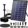 Biling 5.5W Solar Fountain Pump with Dry-Run Protection for Bird Bath