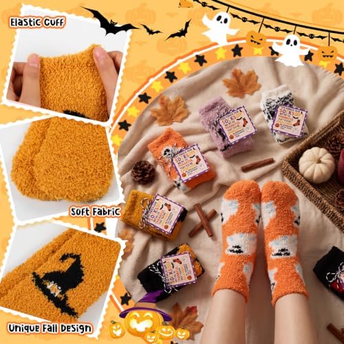 Jeyiour 30 Pairs Fuzzy Socks Bulk Warm Gifts for Adults Employee