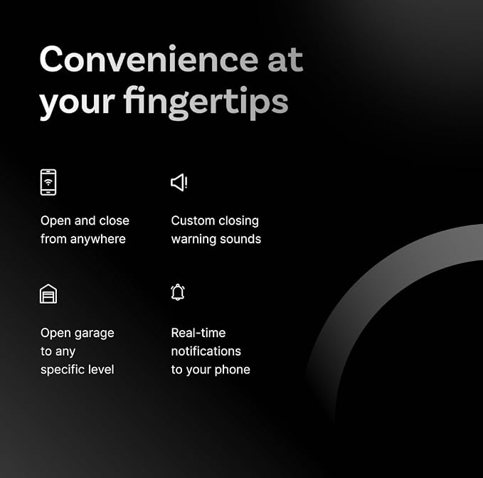 Smart Garage Door Opener blaQ - Works with Chamberlain/Liftmaster Security+ Openers - Local myQ Alternative - Alexa, SmartThings, Home Assistant, Hubitat, Control4, HomeSeer Integration